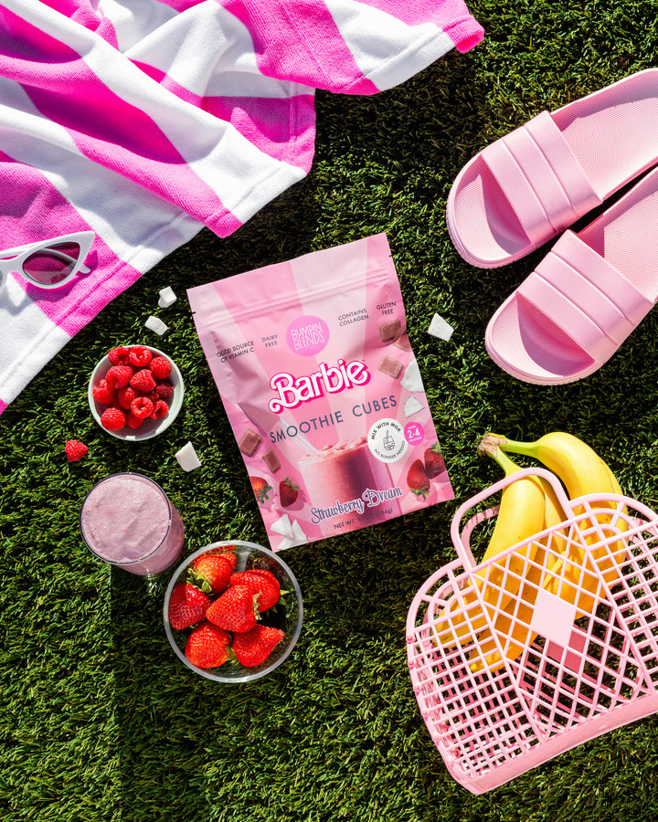 Barbie™ x Bumpin Blends Strawberry Dream Smoothie Cubes (6-pack)